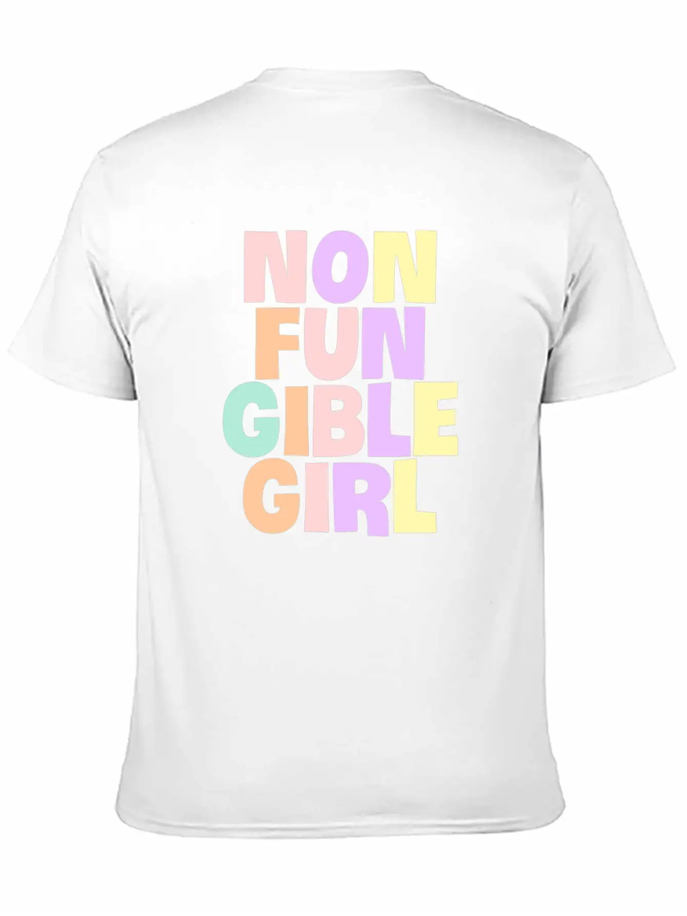NON FUNGIBLE GIRL - NON FUNGIBLE TOKEN LOVE Unisex Casual T-Shirt – Clean Design For Daily Comfort