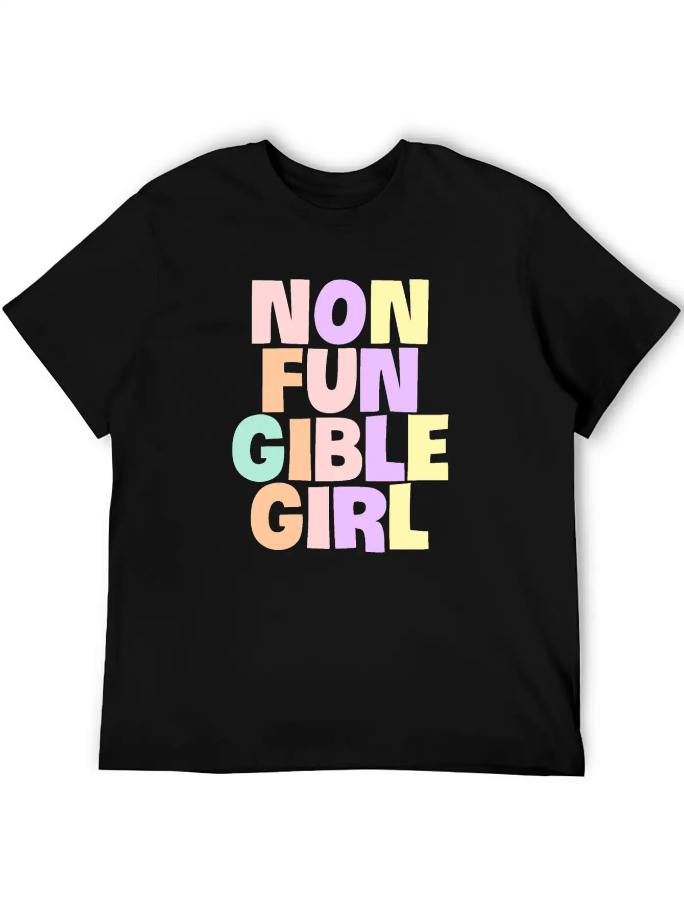 NON FUNGIBLE GIRL - NON FUNGIBLE TOKEN LOVE Unisex Casual T-Shirt – Clean Design For Daily Comfort
