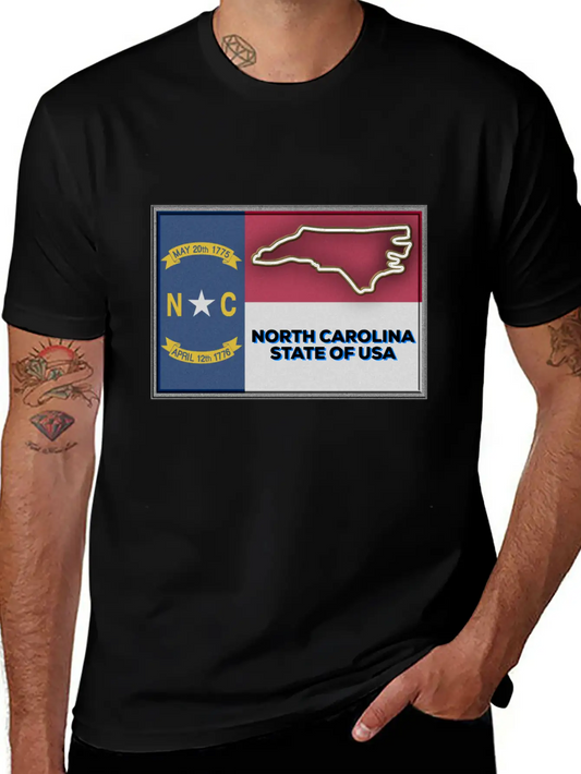 North Carolina State Of The USA Essential Cotton Tee For Daily Outfits – Unisex Style