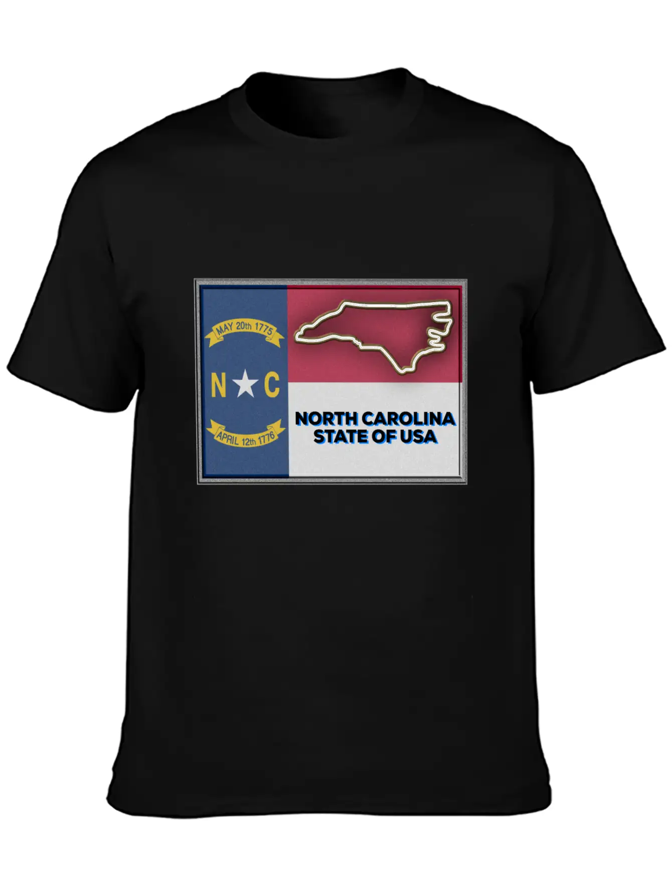 North Carolina State Of The USA Essential Cotton Tee For Daily Outfits – Unisex Style