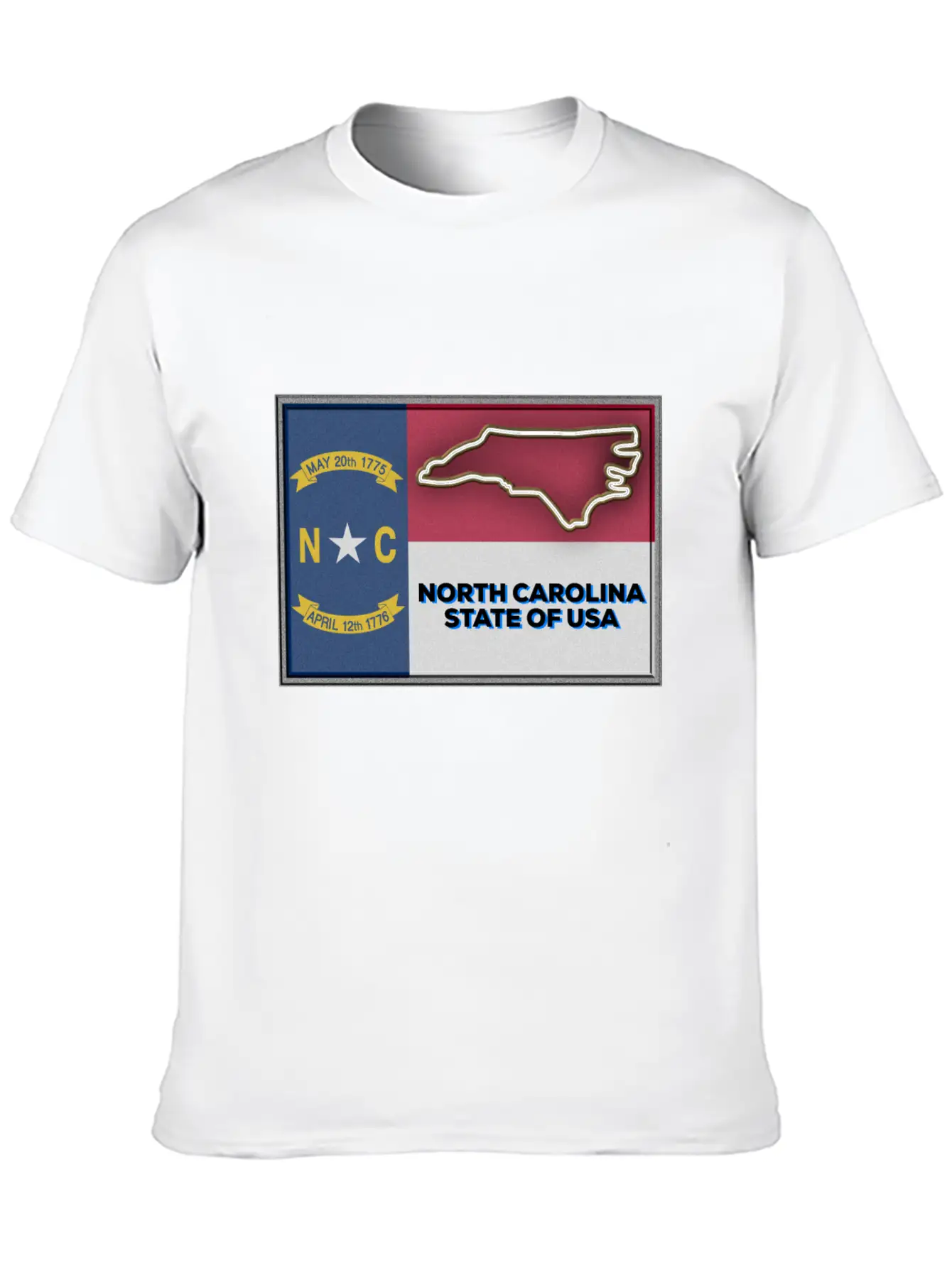North Carolina State Of The USA Essential Cotton Tee For Daily Outfits – Unisex Style