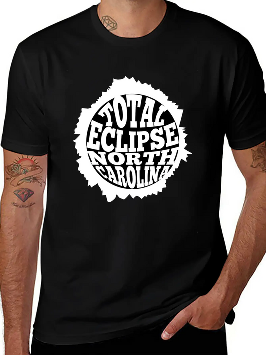 North Carolina Total Solar Eclipse August 21 2017 Unisex Casual T-Shirt – Clean Design For Daily Comfort