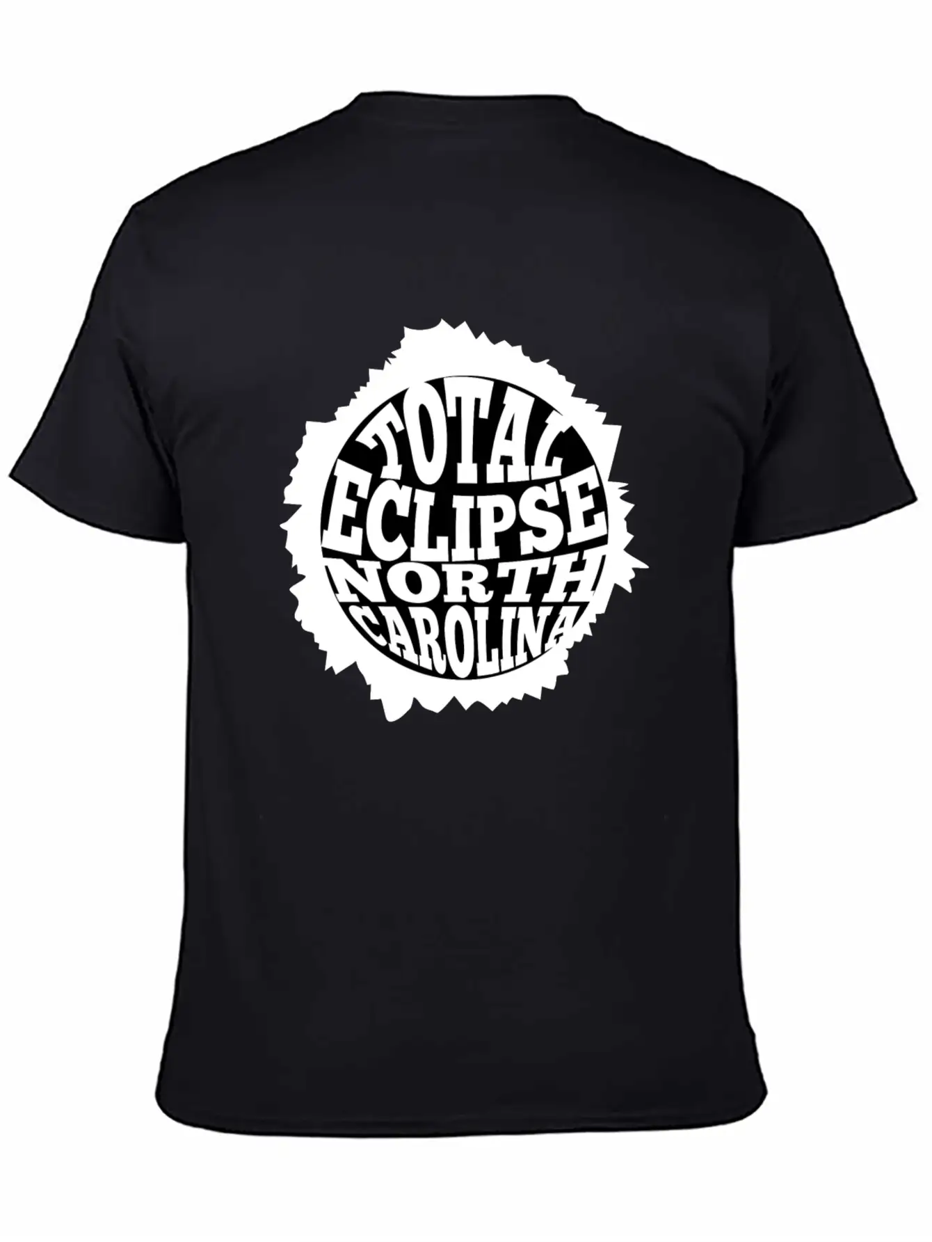 North Carolina Total Solar Eclipse August 21 2017 Unisex Casual T-Shirt – Clean Design For Daily Comfort