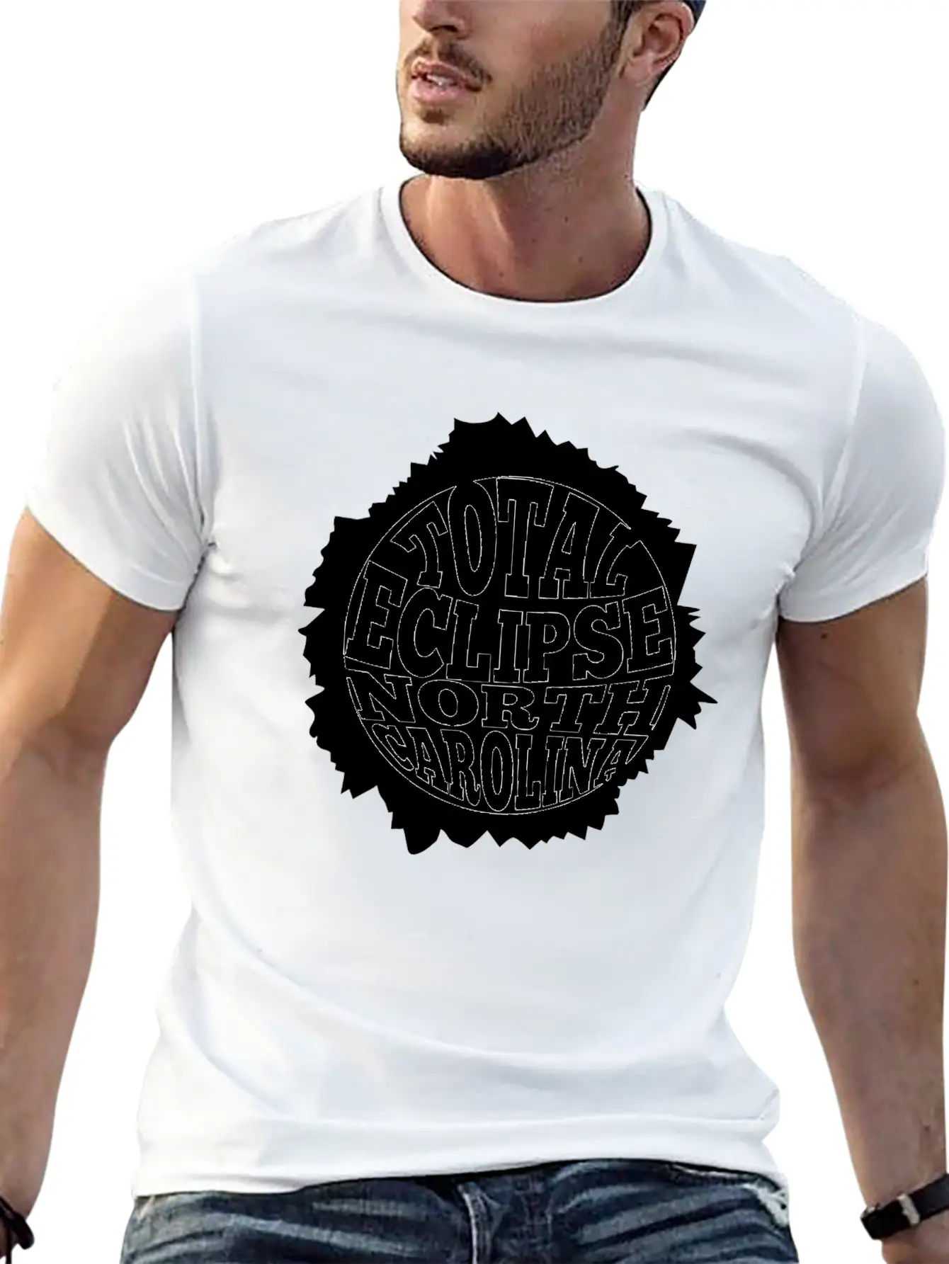 North Carolina Total Solar Eclipse August 21 2017 Unisex Casual T-Shirt – Clean Design For Daily Comfort