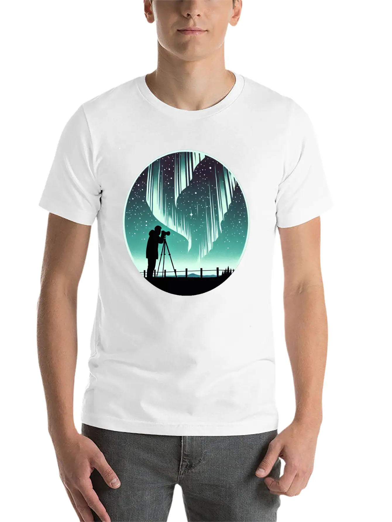 Northern Lights Aurora 2 Classic Fit Graphic Tee For Daily Comfort – Unisex Cotton Shirt