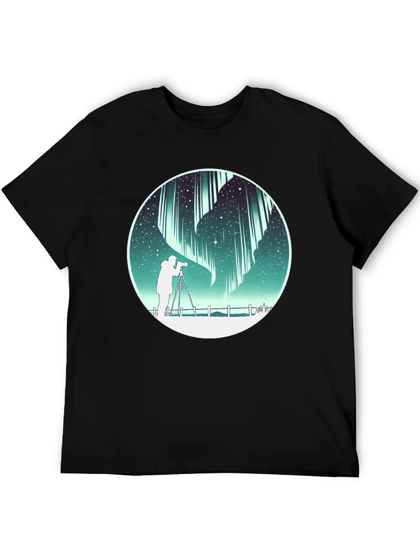 Northern Lights Aurora 2 Classic Fit Graphic Tee For Daily Comfort – Unisex Cotton Shirt