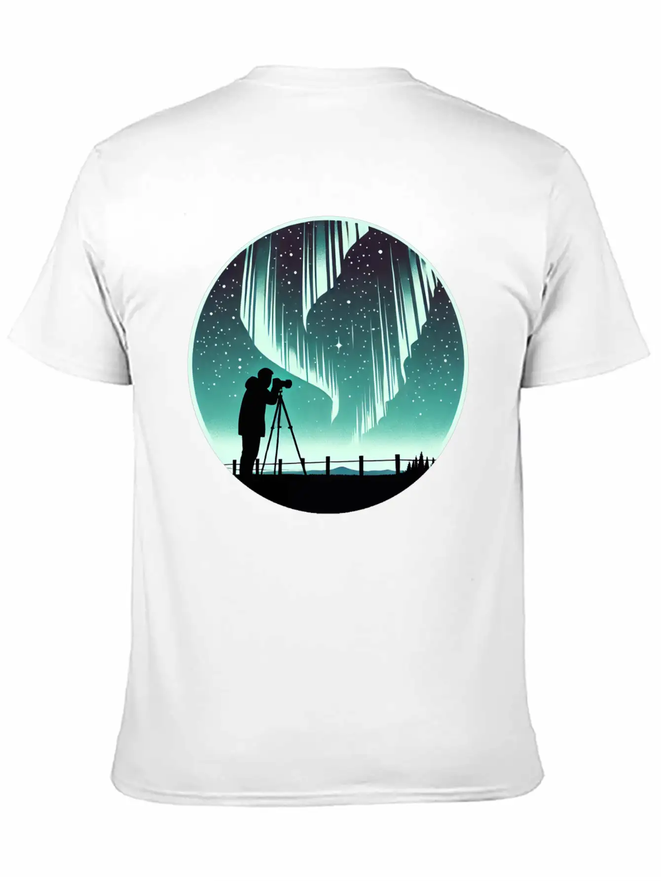 Northern Lights Aurora 2 Classic Fit Graphic Tee For Daily Comfort – Unisex Cotton Shirt