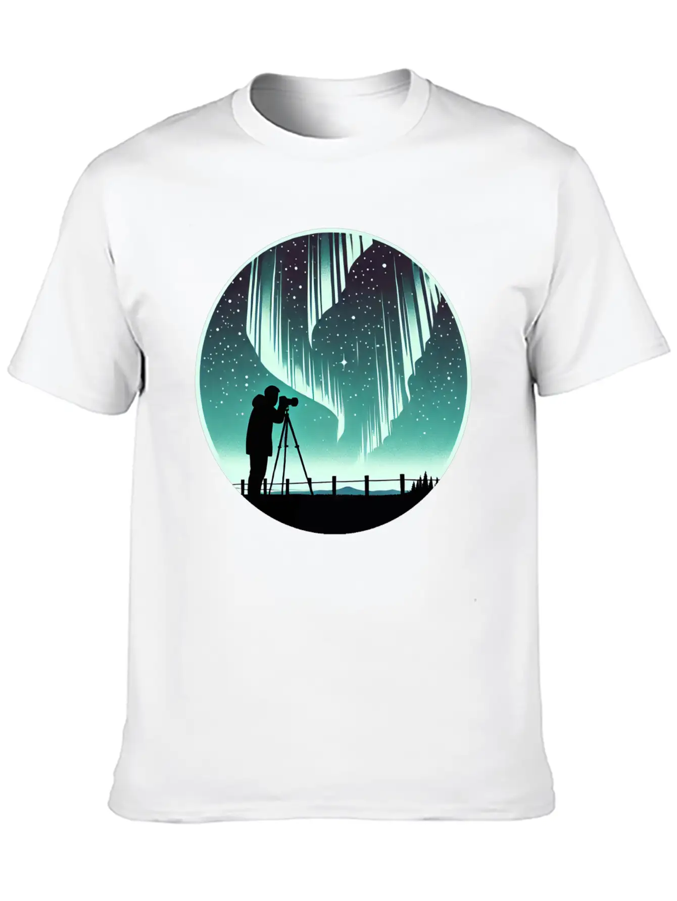 Northern Lights Aurora 2 Classic Fit Graphic Tee For Daily Comfort – Unisex Cotton Shirt