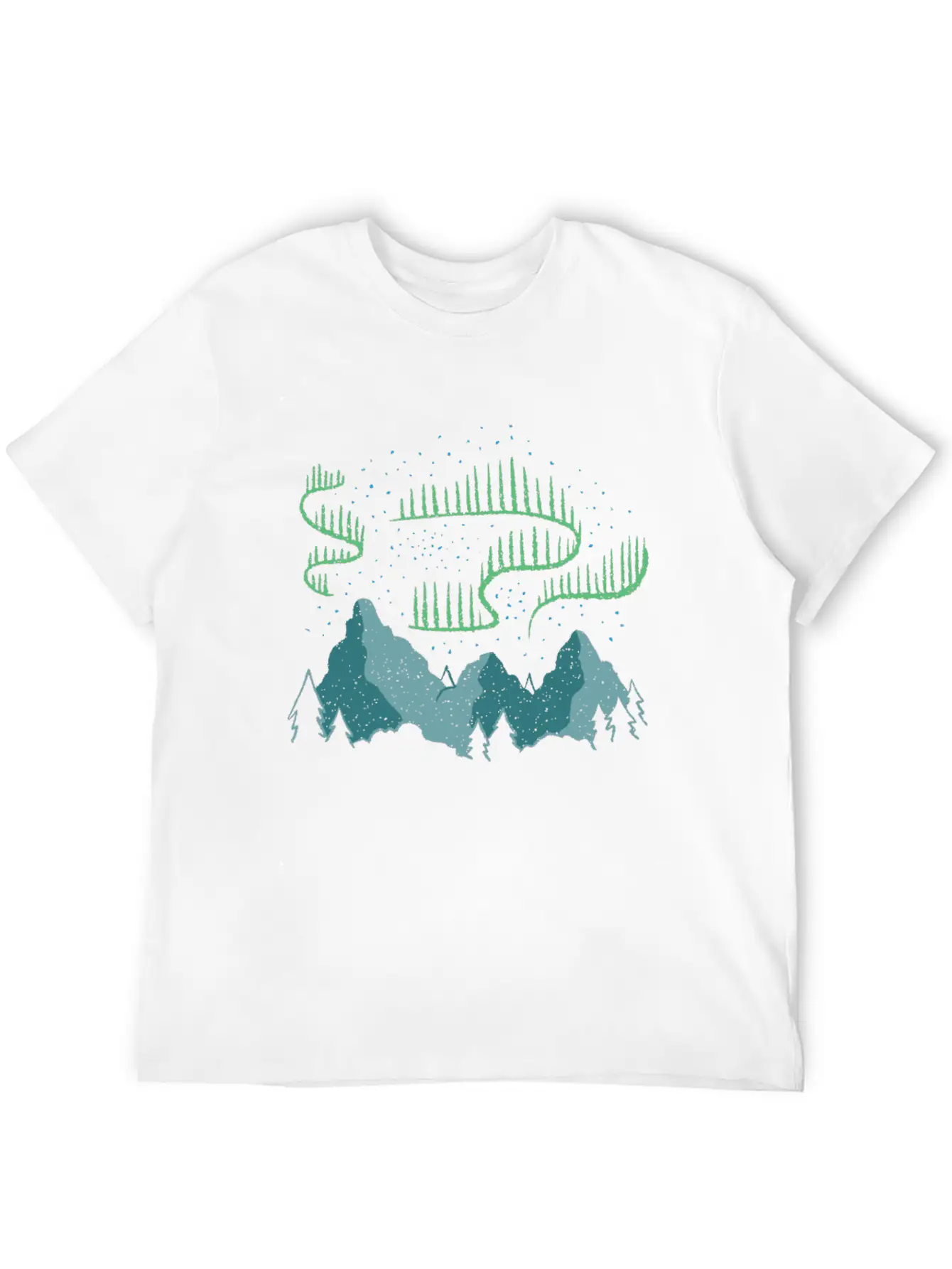Northern Lights Soft Cotton Short Sleeve Tee – Unisex Wardrobe Staple