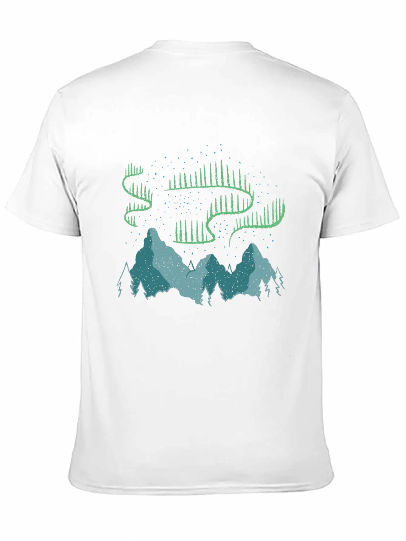 Northern Lights Soft Cotton Short Sleeve Tee – Unisex Wardrobe Staple