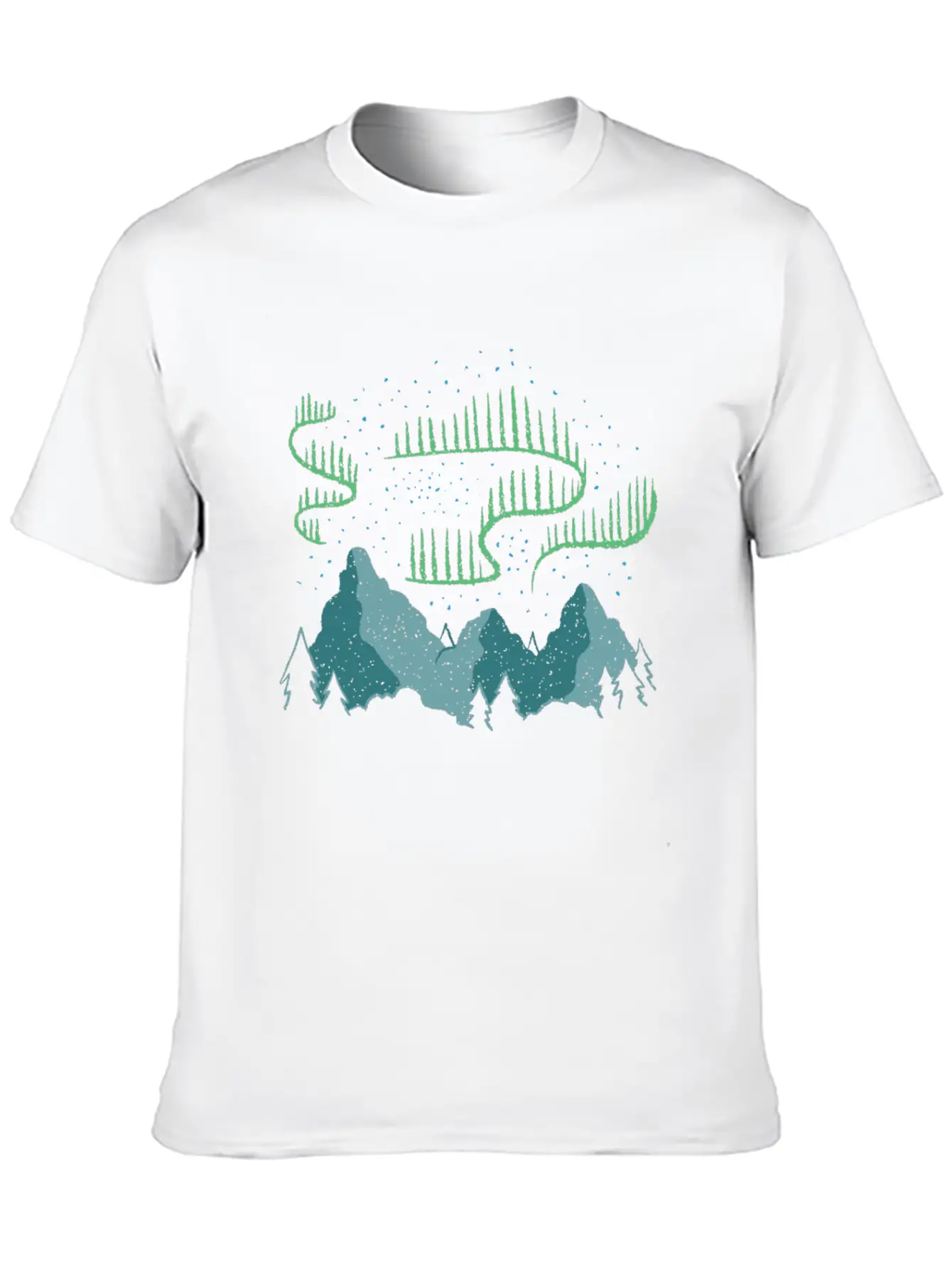 Northern Lights Soft Cotton Short Sleeve Tee – Unisex Wardrobe Staple