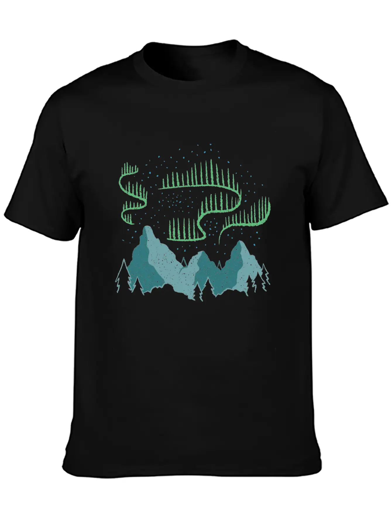 Northern Lights Soft Cotton Short Sleeve Tee – Unisex Wardrobe Staple