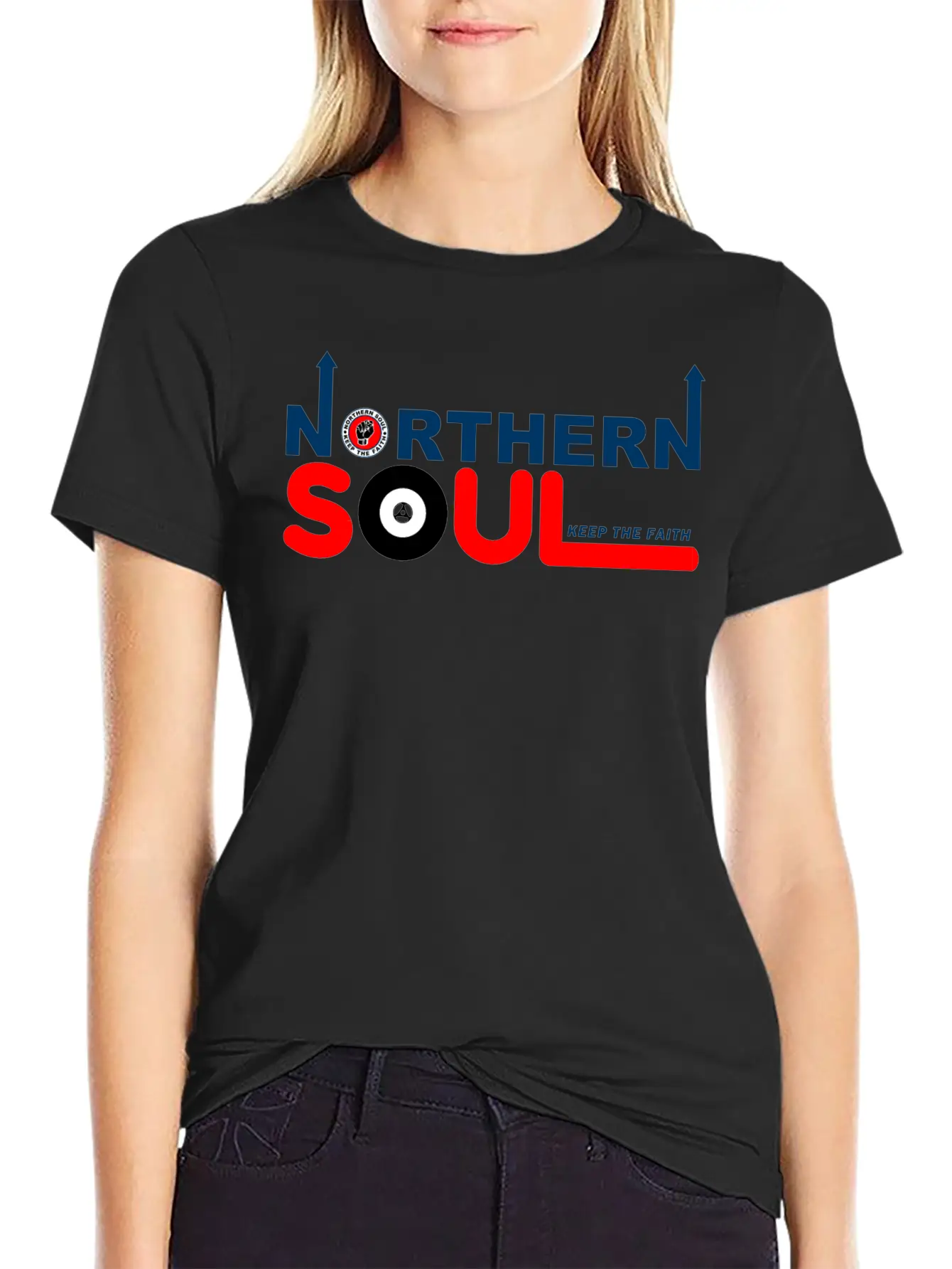 Northern Soul - Keep The Faith Modern Fit Casual T-Shirt – Clean And Versatile Design
