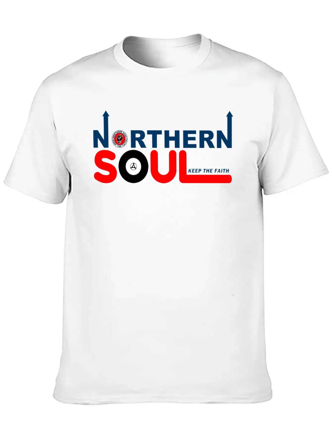 Northern Soul - Keep The Faith Modern Fit Casual T-Shirt – Clean And Versatile Design