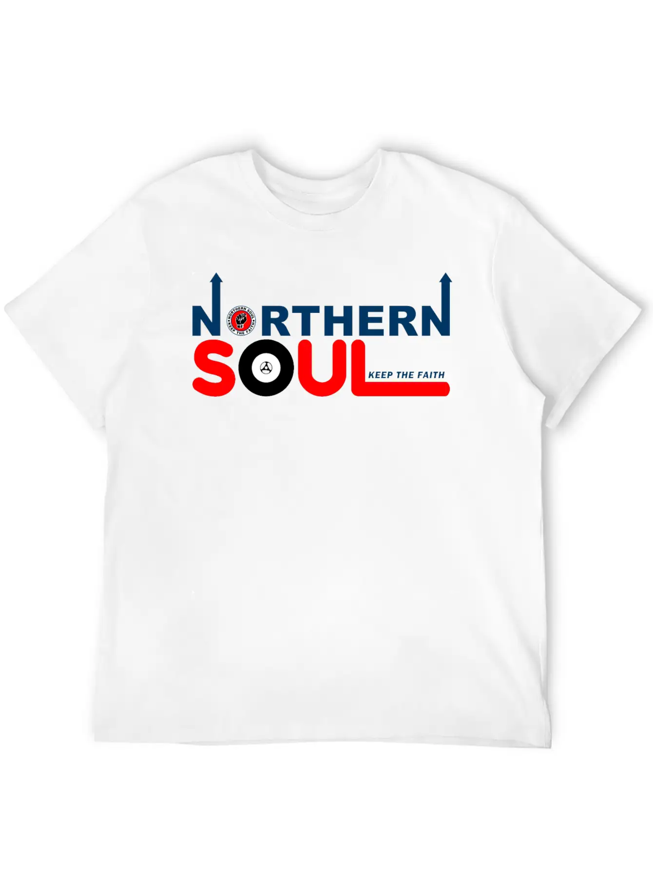 Northern Soul - Keep The Faith Modern Fit Casual T-Shirt – Clean And Versatile Design