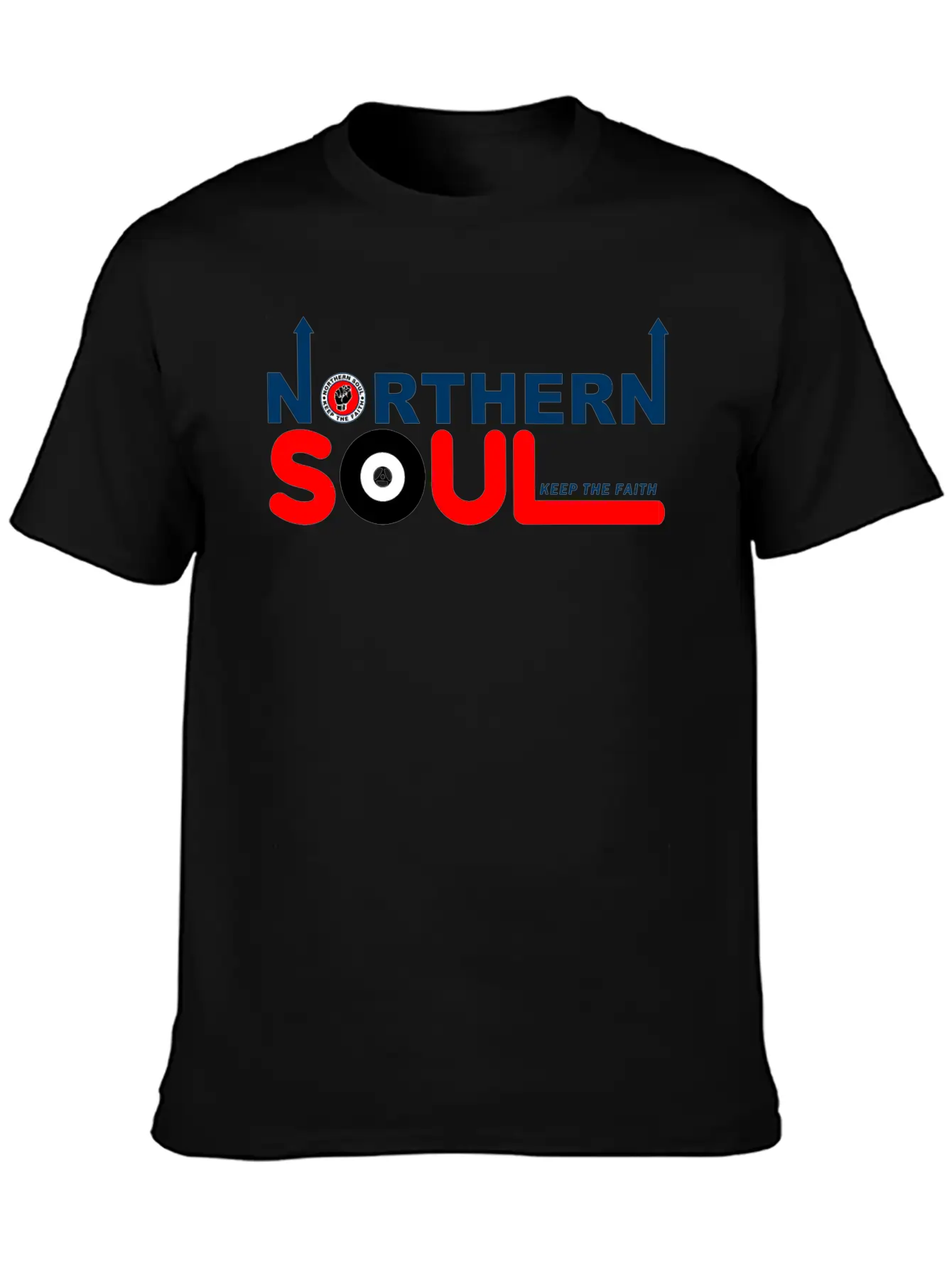 Northern Soul - Keep The Faith Modern Fit Casual T-Shirt – Clean And Versatile Design
