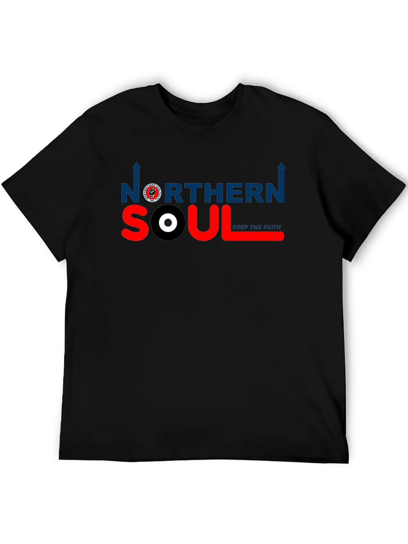 Northern Soul - Keep The Faith Modern Fit Casual T-Shirt – Clean And Versatile Design