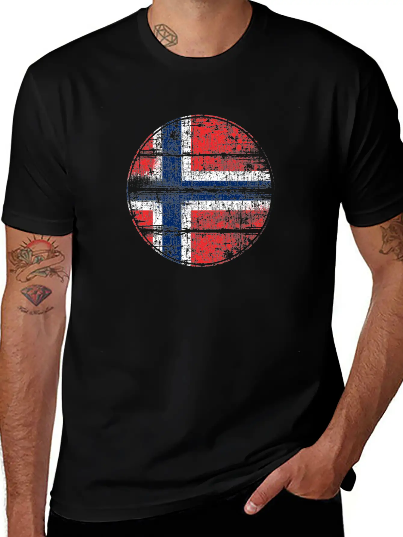 Norway Flag Essential Cotton Tee For Daily Outfits – Unisex Style