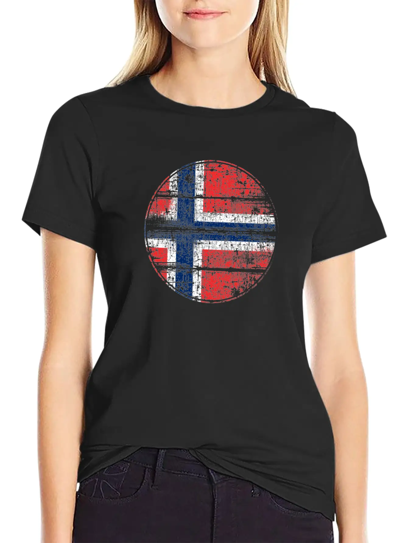 Norway Flag Essential Cotton Tee For Daily Outfits – Unisex Style
