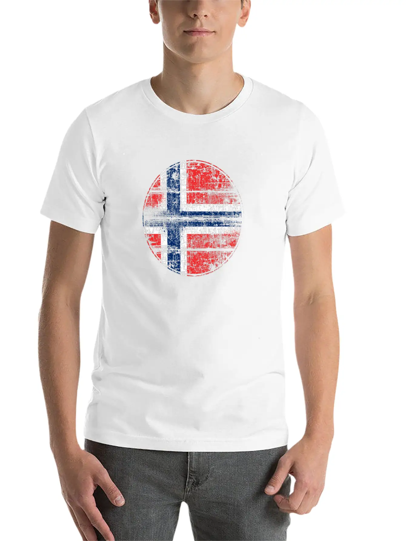 Norway Flag Essential Cotton Tee For Daily Outfits – Unisex Style