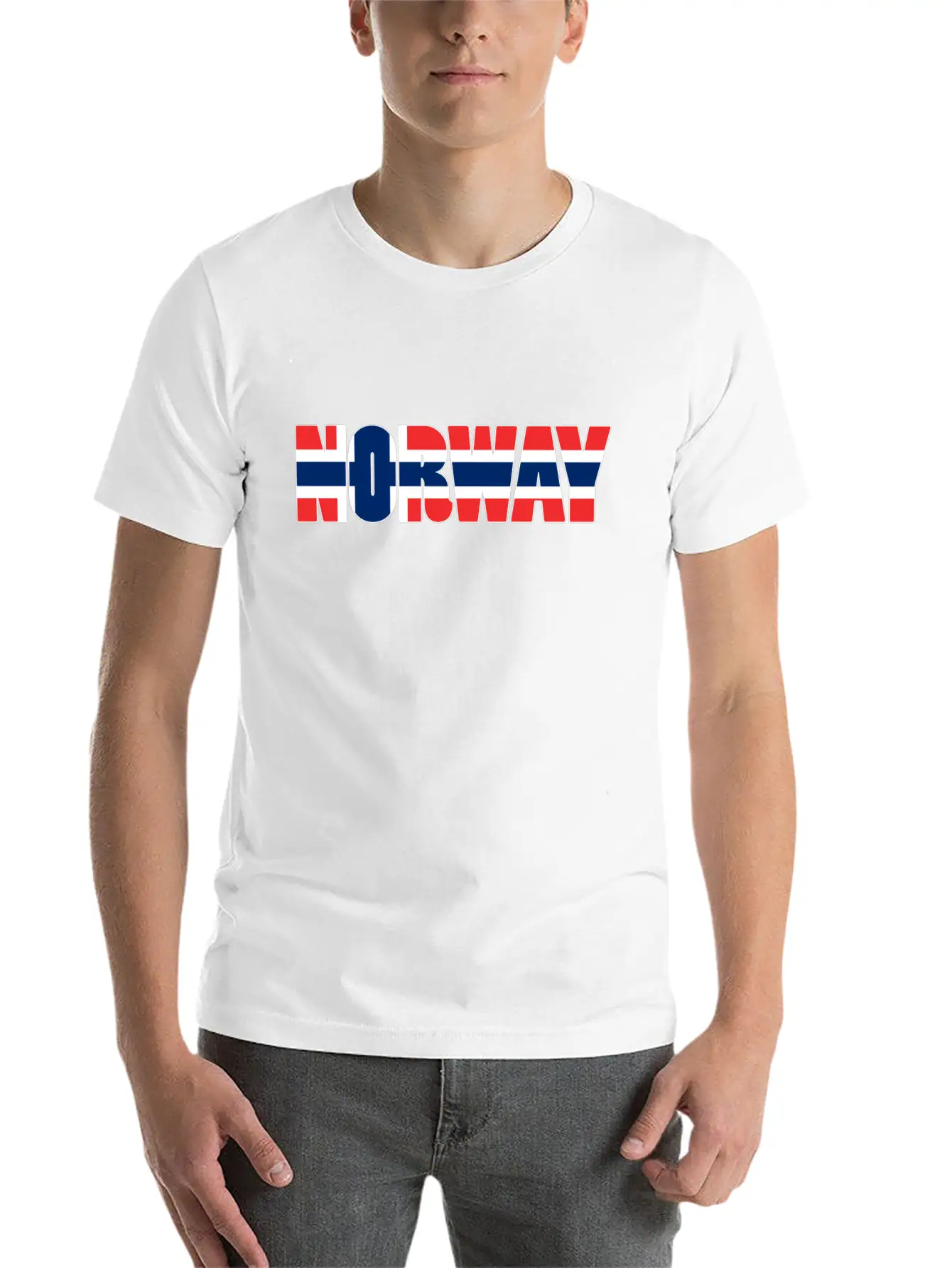 Norway Flag Unisex Casual T-Shirt – Clean Design For Daily Comfort