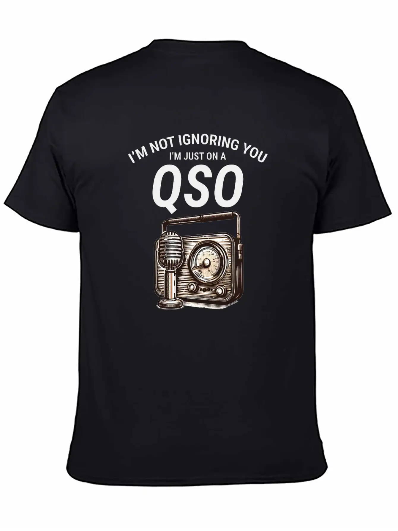 Nostalgic QSO Vintage Ham Radio Operator Classic Soft Cotton Short Sleeve Tee – Unisex Wardrobe Staple