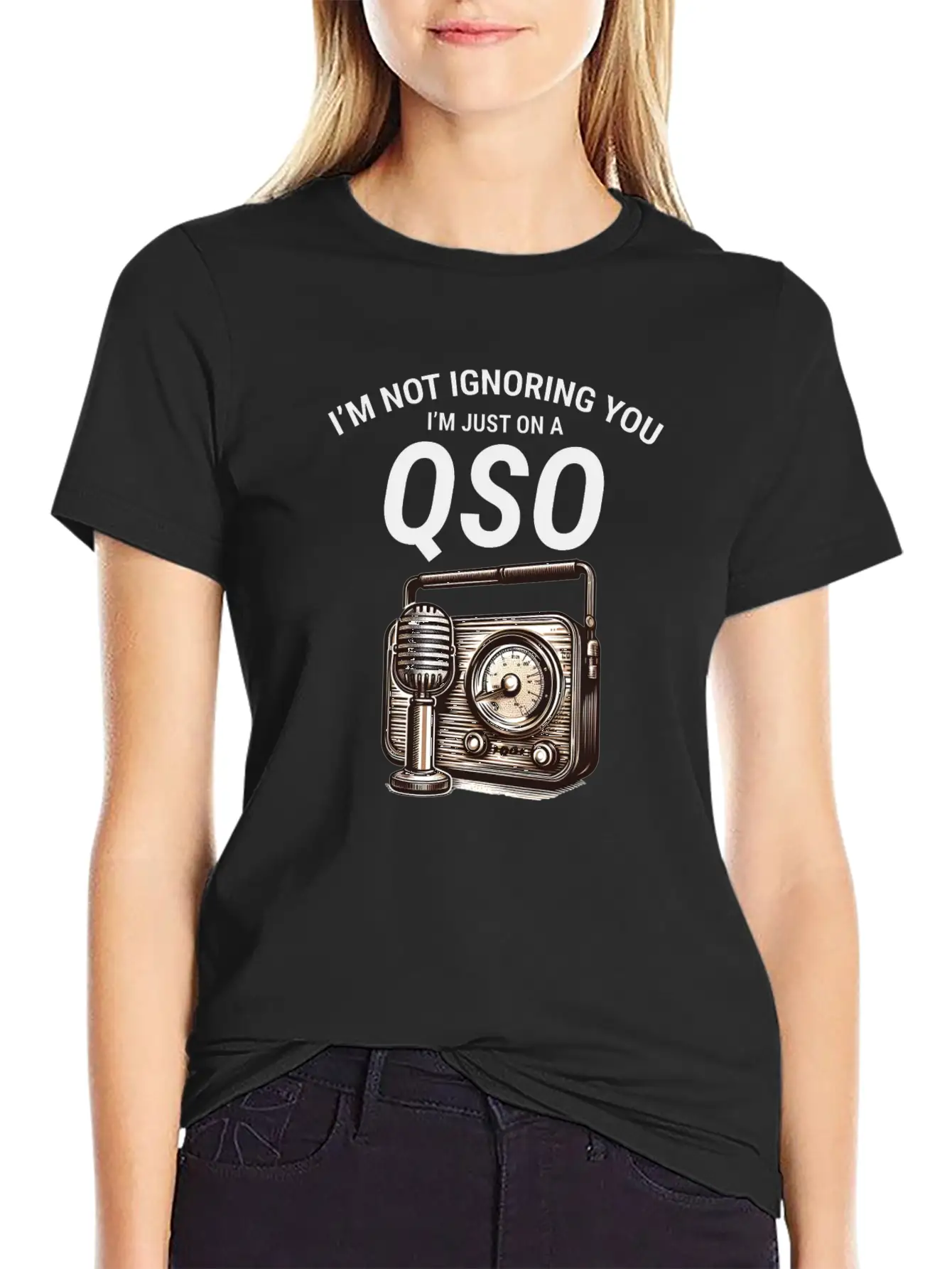 Nostalgic QSO Vintage Ham Radio Operator Classic Soft Cotton Short Sleeve Tee – Unisex Wardrobe Staple