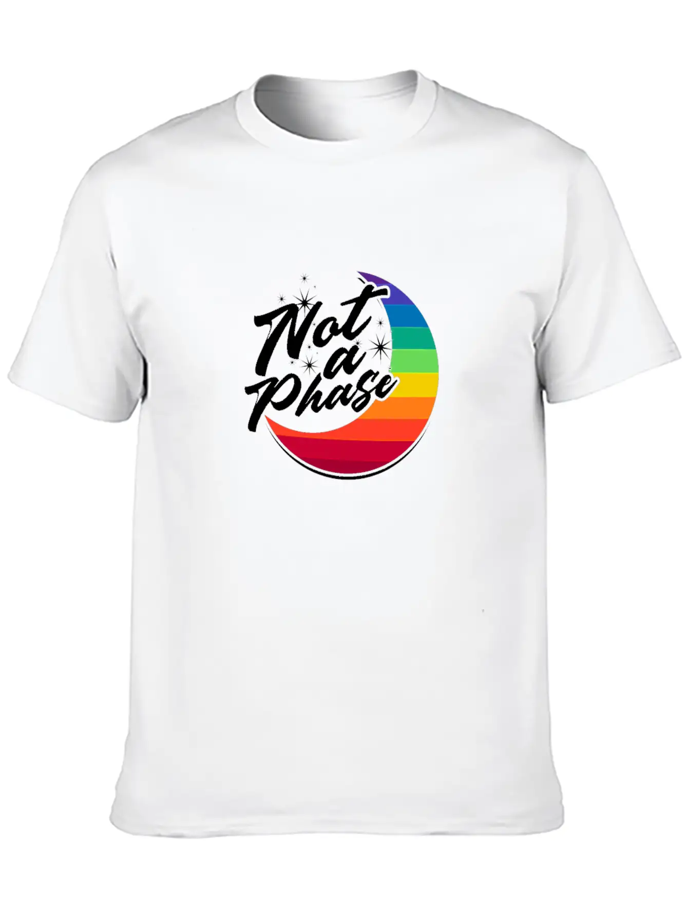 Not A Phase - Trans Modern Fit Casual T-Shirt ��� Clean And Versatile Design