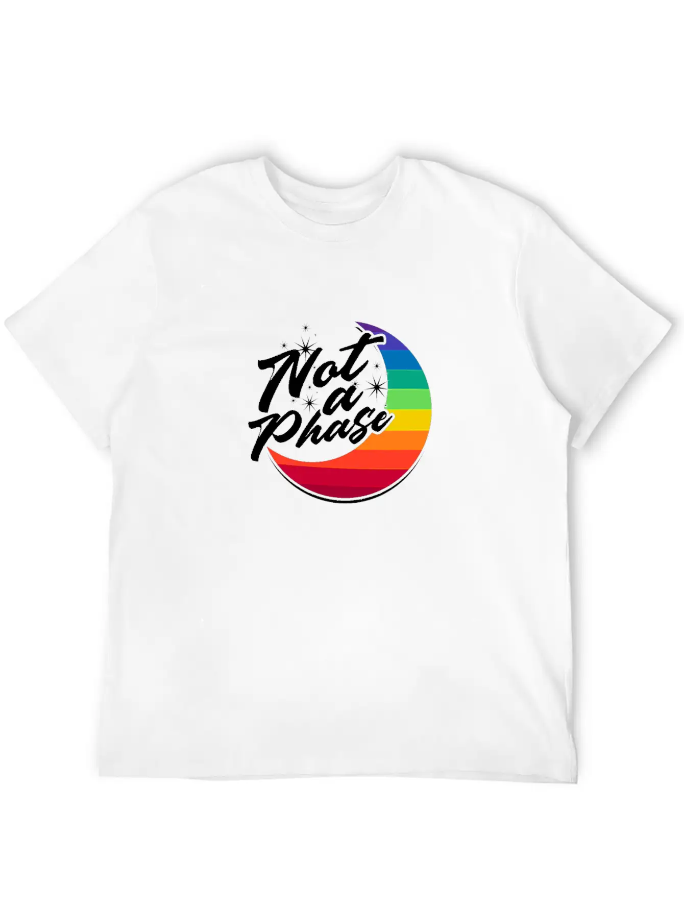 Not A Phase - Trans Modern Fit Casual T-Shirt ��� Clean And Versatile Design