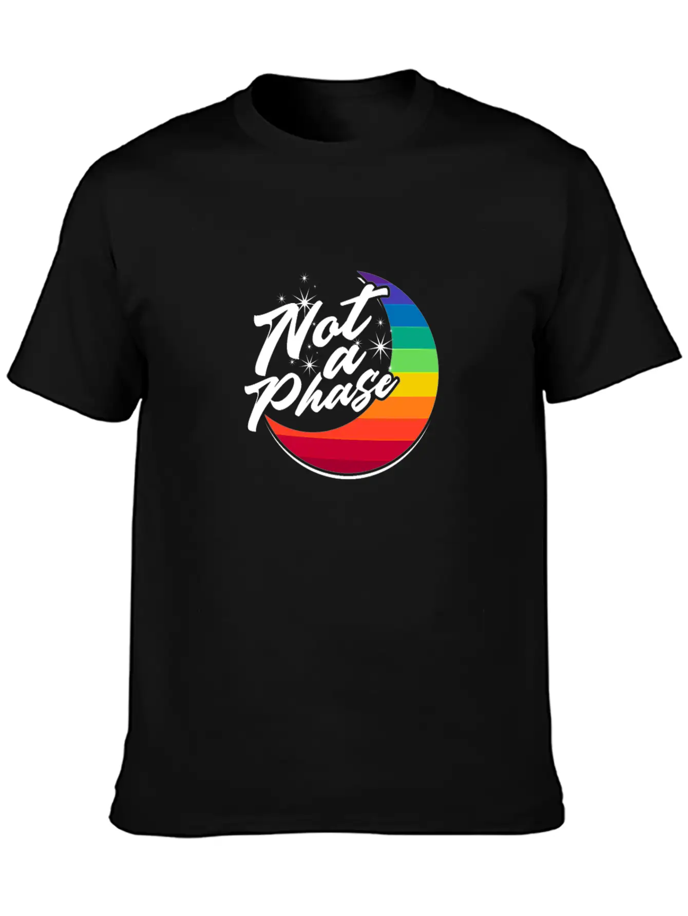 Not A Phase - Trans Modern Fit Casual T-Shirt ��� Clean And Versatile Design