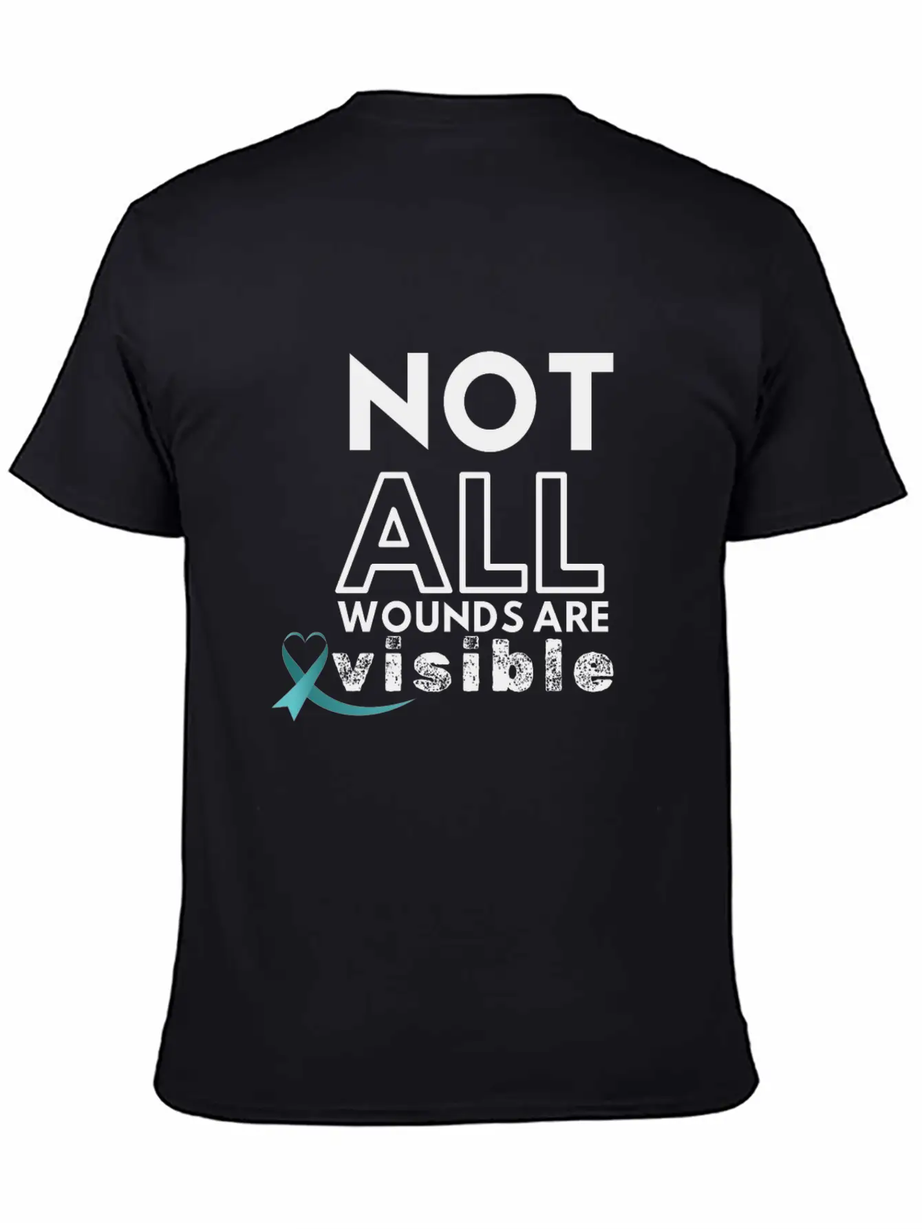 Not All Wounds PTSD Awareness Month June Warrior Modern Fit Casual T-Shirt ��� Clean And Versatile Design