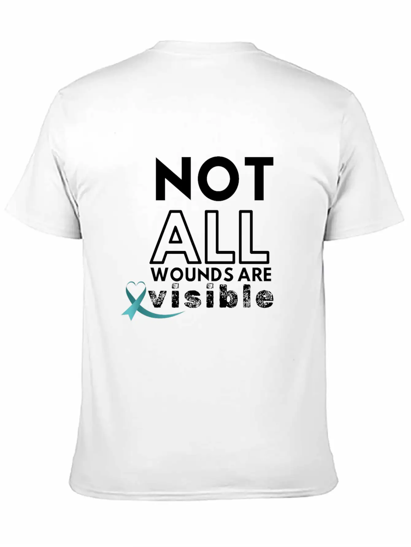 Not All Wounds PTSD Awareness Month June Warrior Modern Fit Casual T-Shirt ��� Clean And Versatile Design