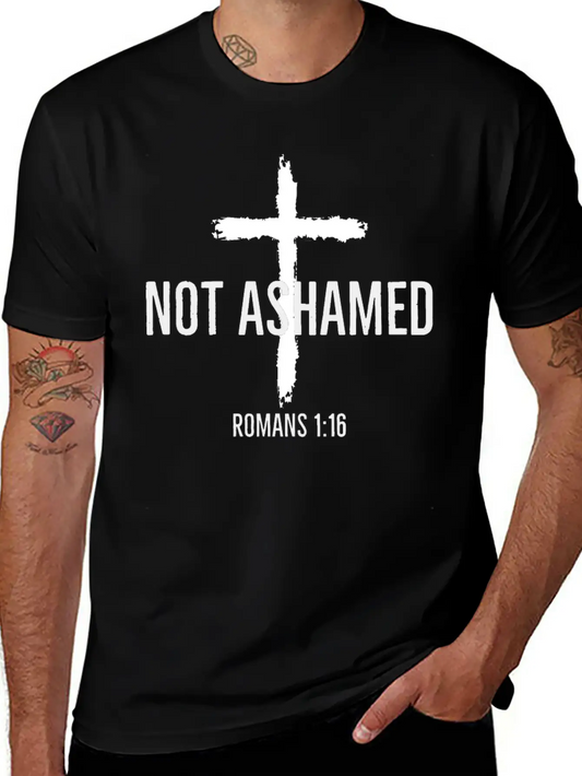 Not Ashamed Lightweight Cotton T-Shirt – Daily Comfort Graphic Shirt