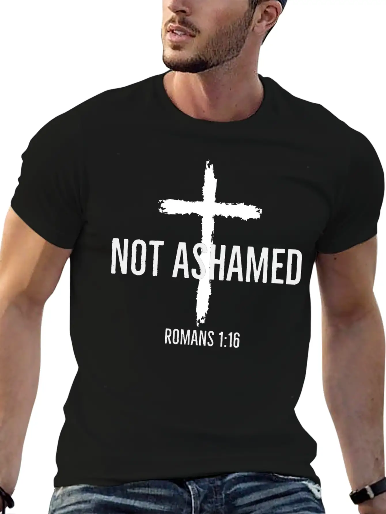 Not Ashamed Lightweight Cotton T-Shirt – Daily Comfort Graphic Shirt