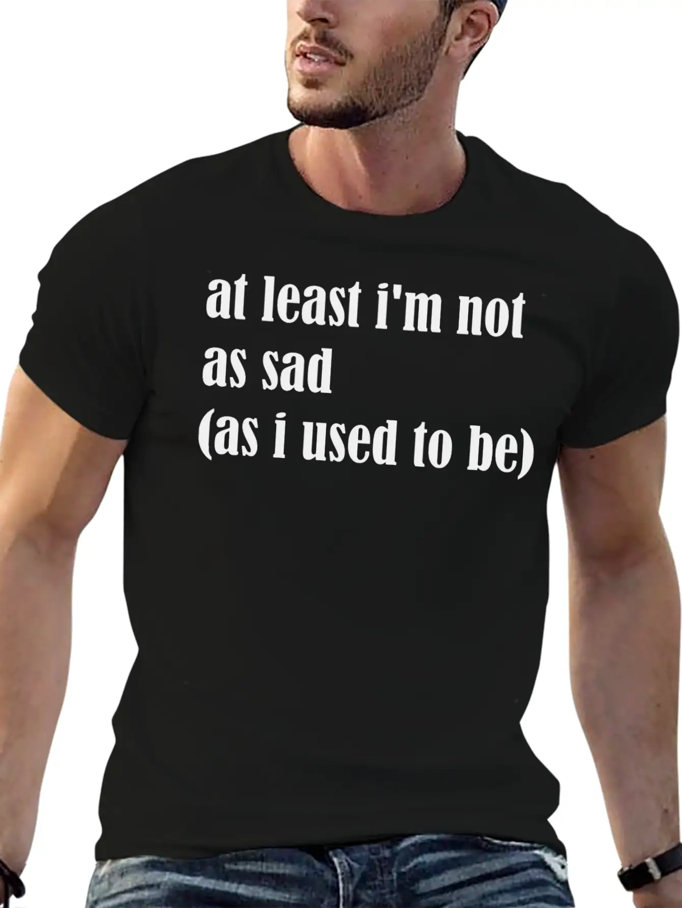 Not Sad Unisex Casual T-Shirt – Clean Design For Daily Comfort
