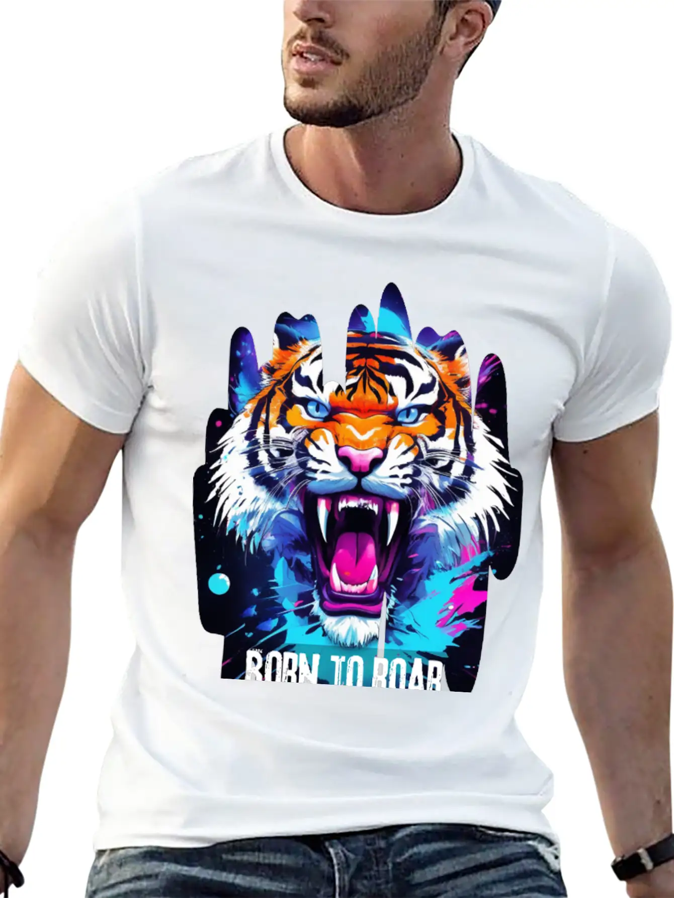 Not To Whisper Tiger Soft Cotton Short Sleeve Tee – Unisex Wardrobe Staple