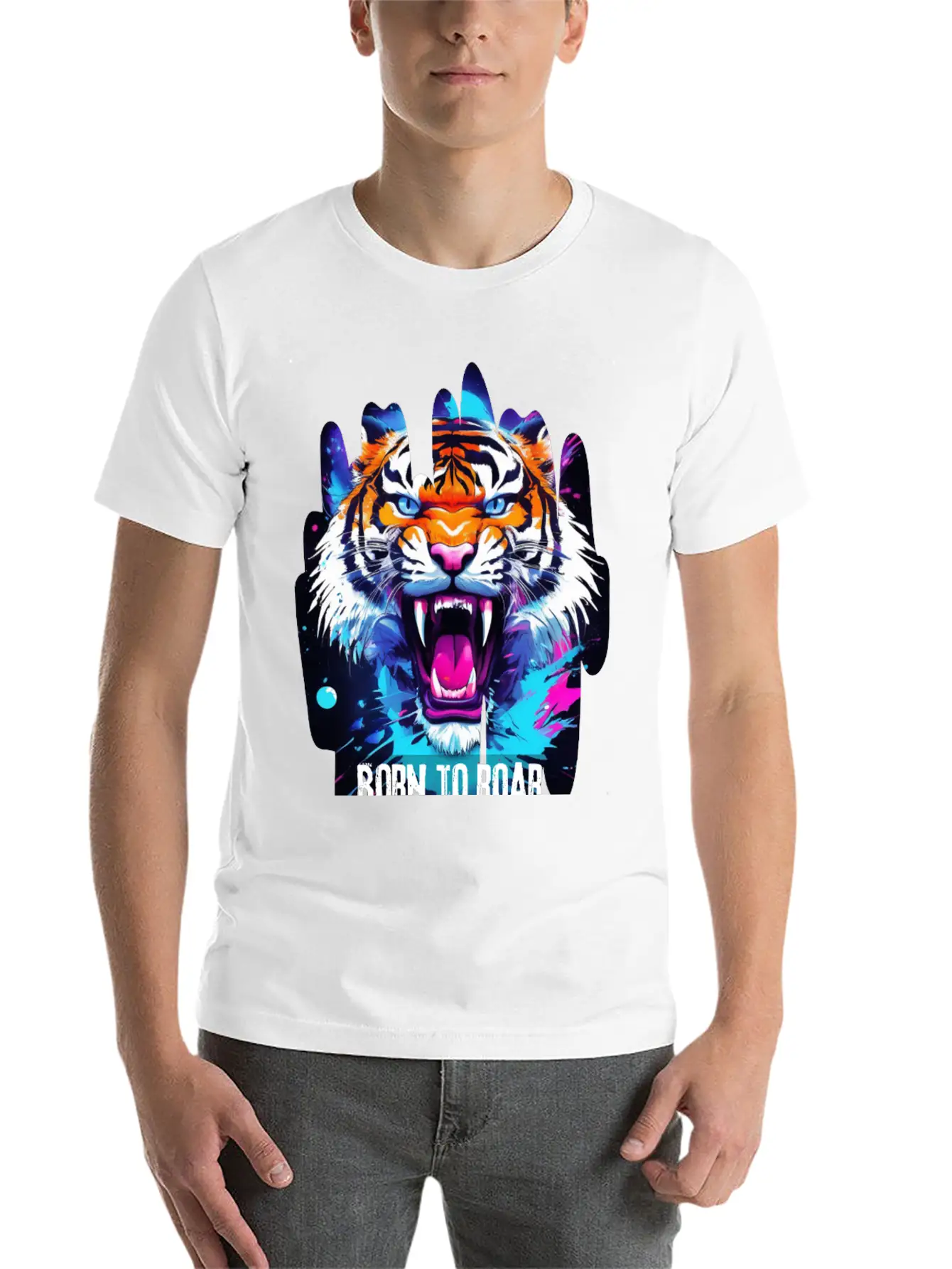 Not To Whisper Tiger Soft Cotton Short Sleeve Tee – Unisex Wardrobe Staple