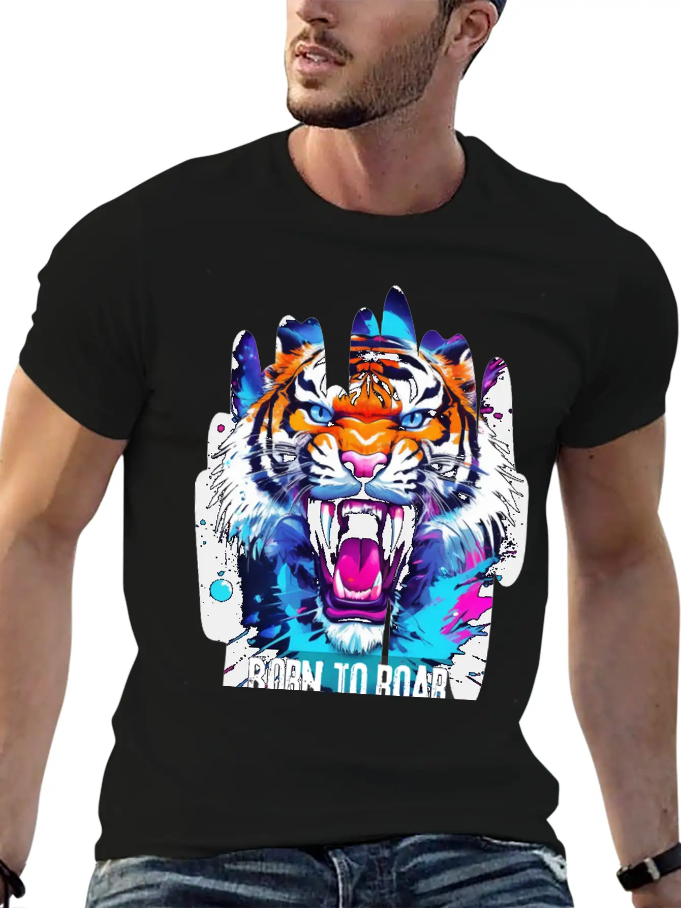 Not To Whisper Tiger Soft Cotton Short Sleeve Tee – Unisex Wardrobe Staple
