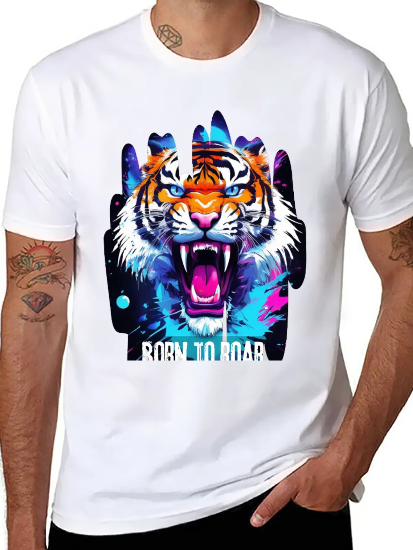 Not To Whisper Tiger Soft Cotton Short Sleeve Tee – Unisex Wardrobe Staple