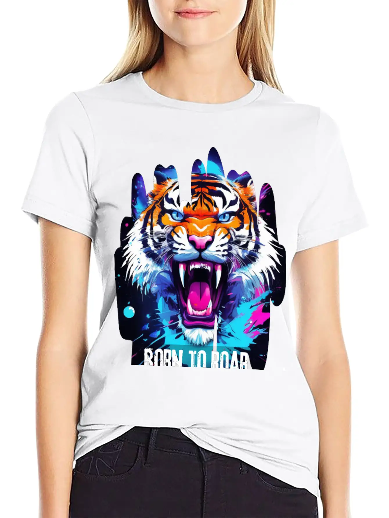 Not To Whisper Tiger Soft Cotton Short Sleeve Tee – Unisex Wardrobe Staple