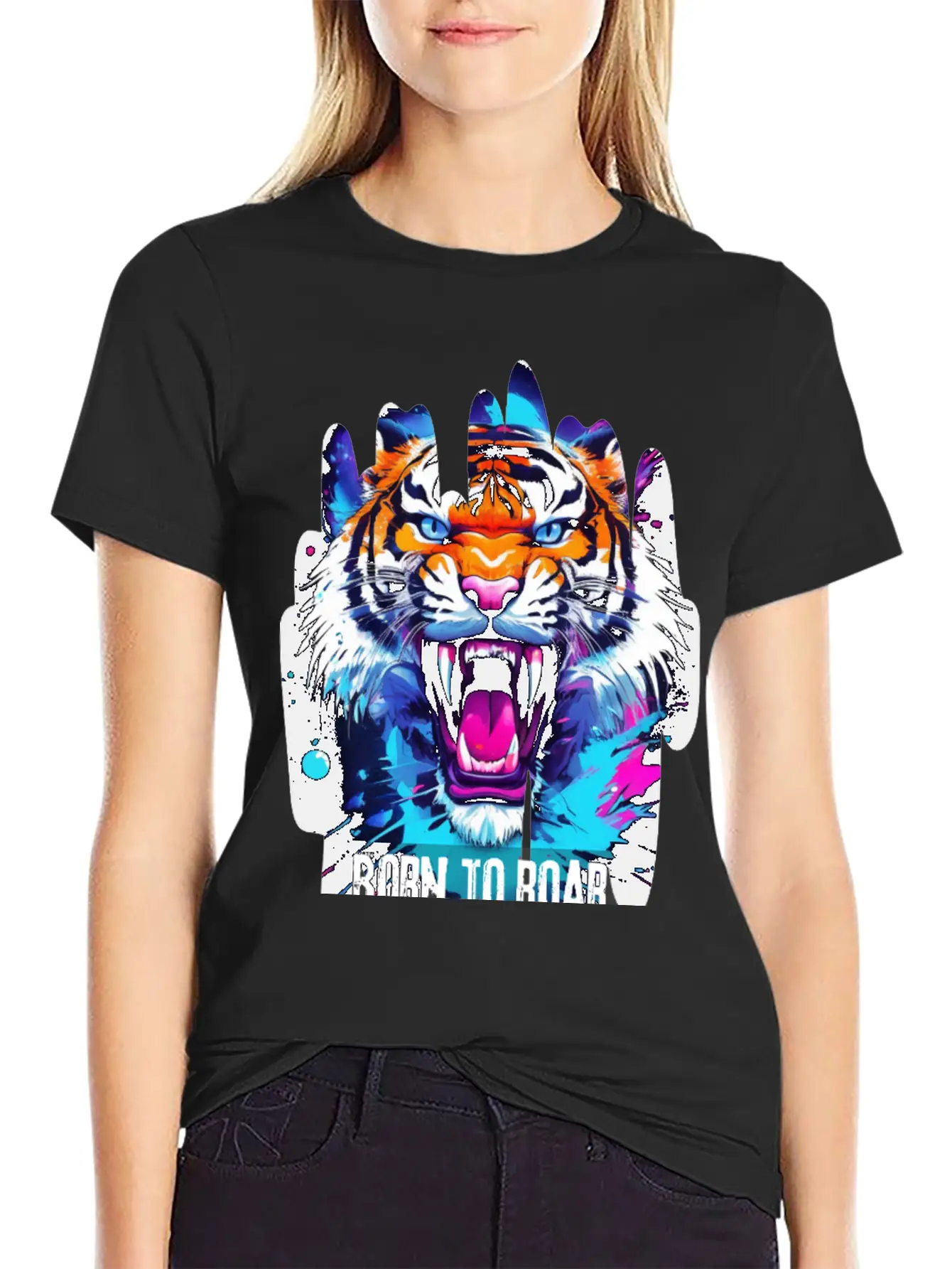 Not To Whisper Tiger Soft Cotton Short Sleeve Tee – Unisex Wardrobe Staple