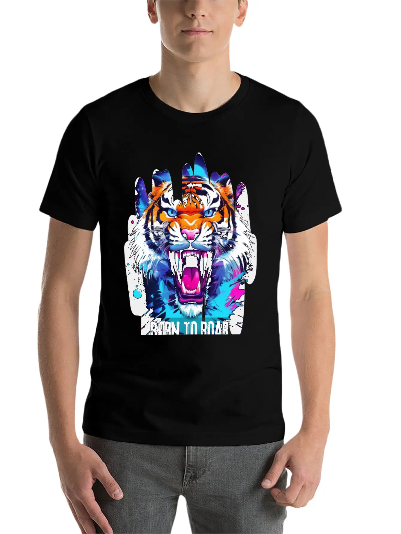 Not To Whisper Tiger Soft Cotton Short Sleeve Tee – Unisex Wardrobe Staple