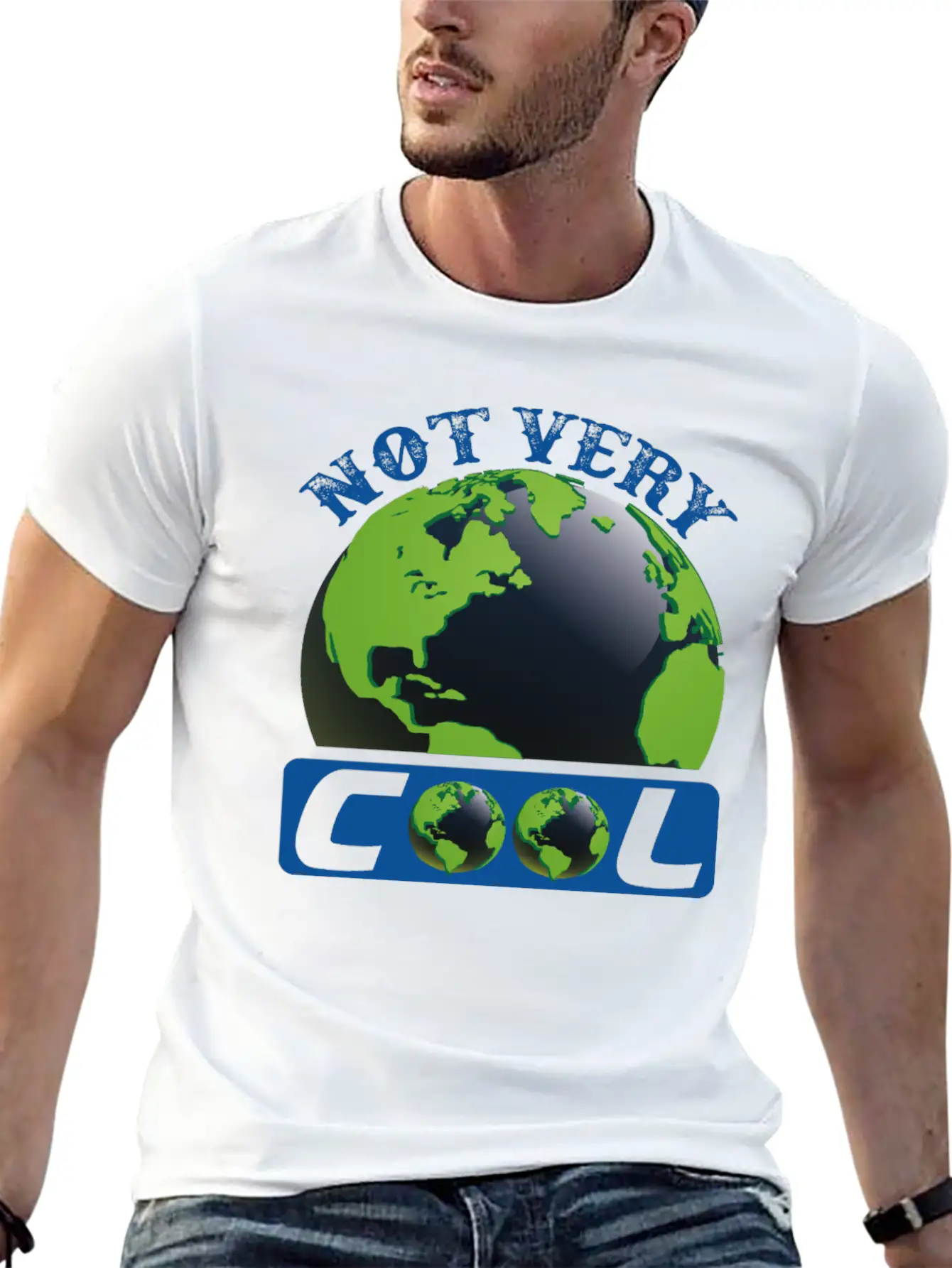 Not Very Cool Earth Protection Support Quotes Essential Cotton Tee For Daily Outfits – Unisex Style