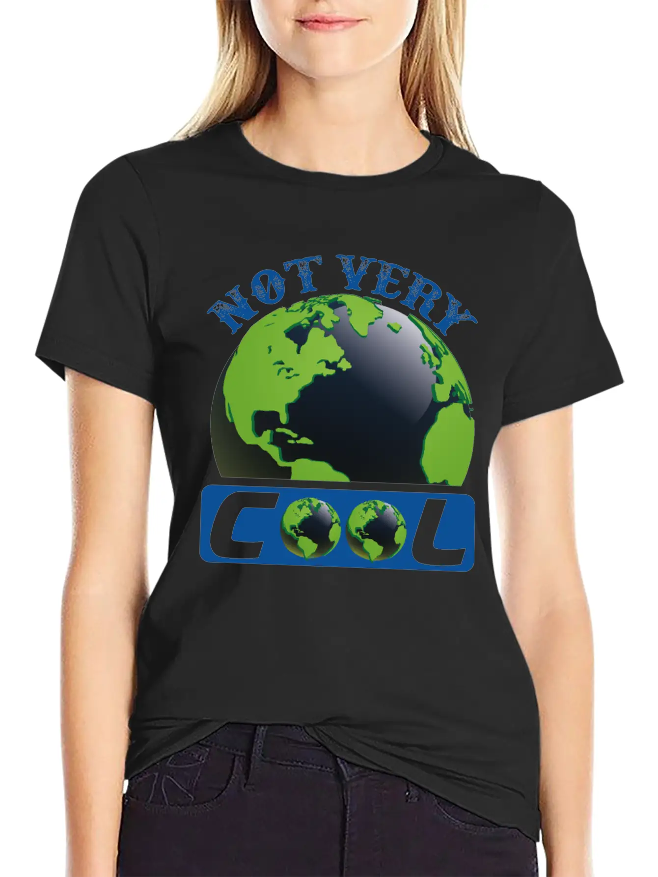 Not Very Cool Earth Protection Support Quotes Essential Cotton Tee For Daily Outfits – Unisex Style