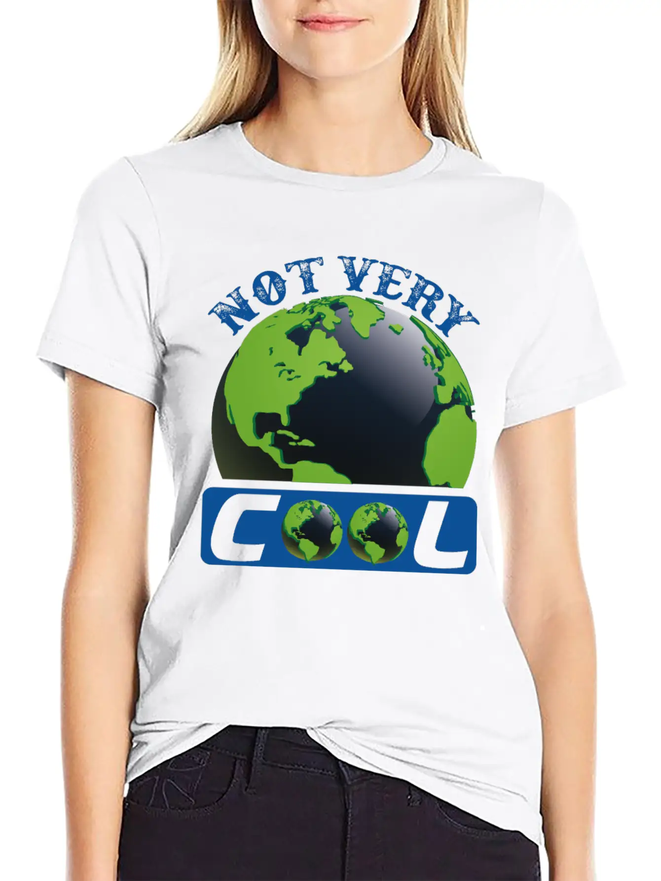 Not Very Cool Earth Protection Support Quotes Essential Cotton Tee For Daily Outfits – Unisex Style