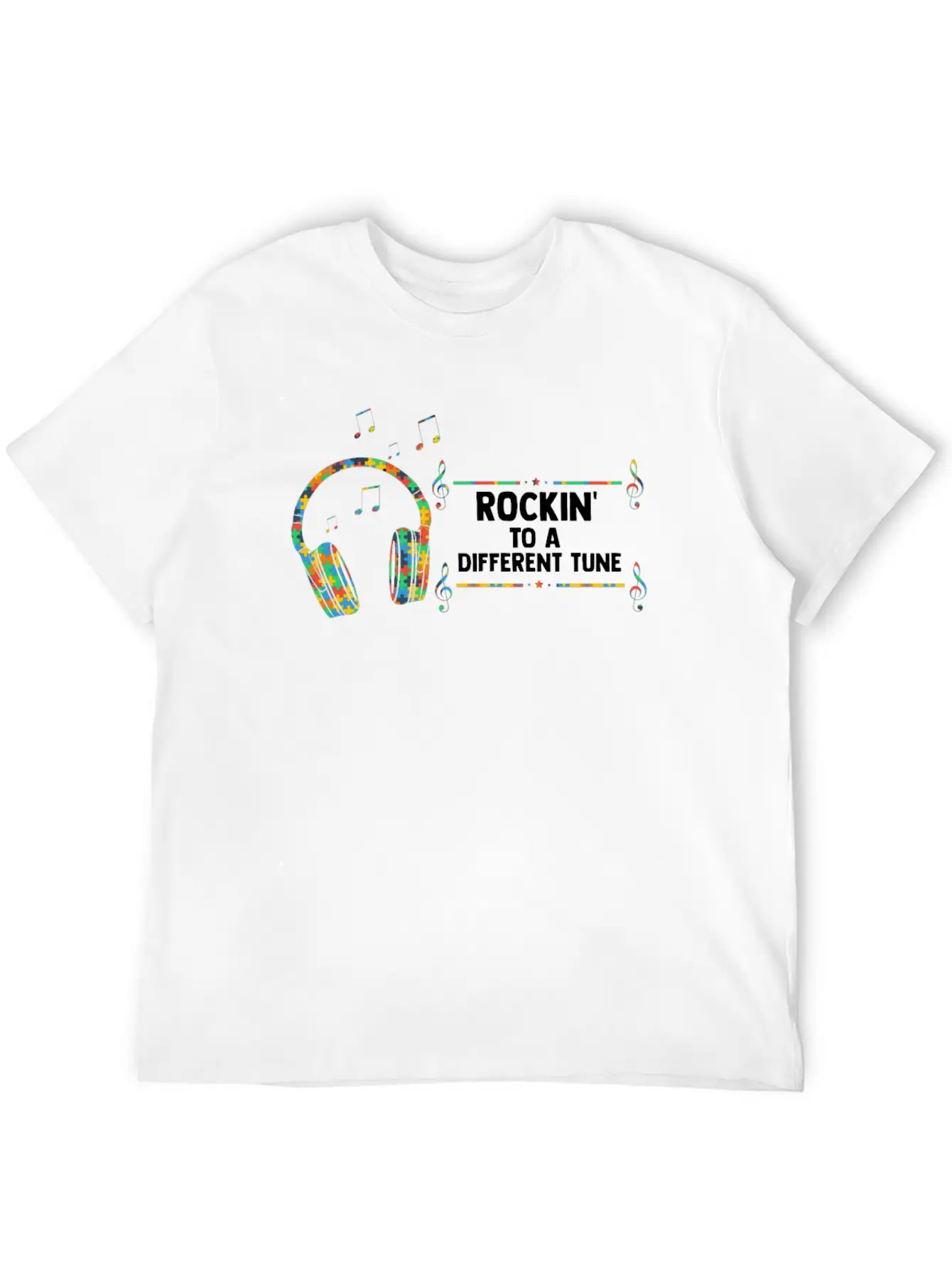 Novelty Autism Awareness Disorders Sympathy Unisex Casual T-Shirt – Clean Design For Daily Comfort