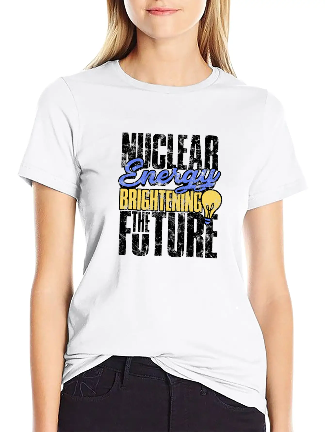 Nuclear Energy: Brightening The Future - Nuclear Basic Graphic T-Shirt – Daily Comfort In Soft Cotton