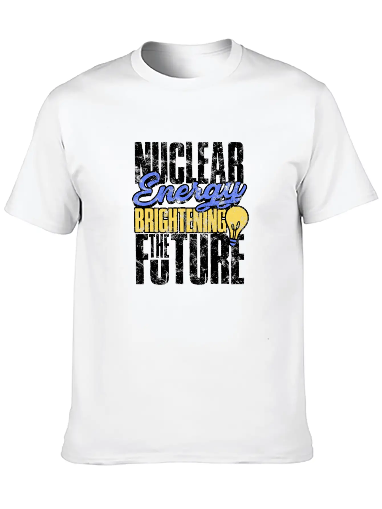 Nuclear Energy: Brightening The Future - Nuclear Basic Graphic T-Shirt – Daily Comfort In Soft Cotton