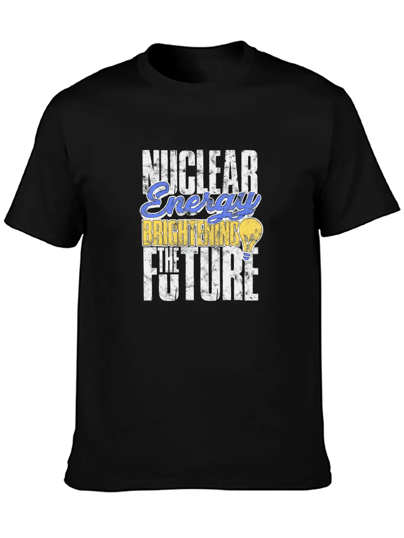 Nuclear Energy: Brightening The Future - Nuclear Basic Graphic T-Shirt – Daily Comfort In Soft Cotton