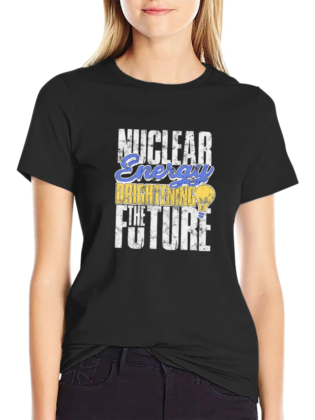Nuclear Energy: Brightening The Future - Nuclear Basic Graphic T-Shirt – Daily Comfort In Soft Cotton